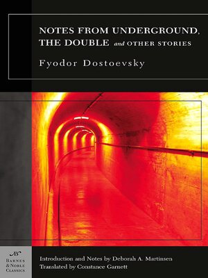cover image of Notes from Underground, the Double and Other Stories (Barnes & Noble Classics Series)